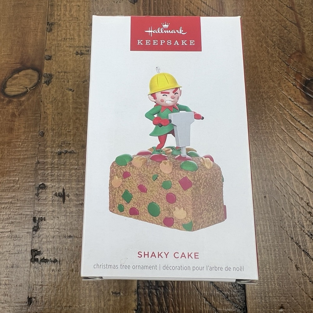 2024 Hallmark Keepsake Christmas Ornament SHAKY CAKE Magic Sound & Motion